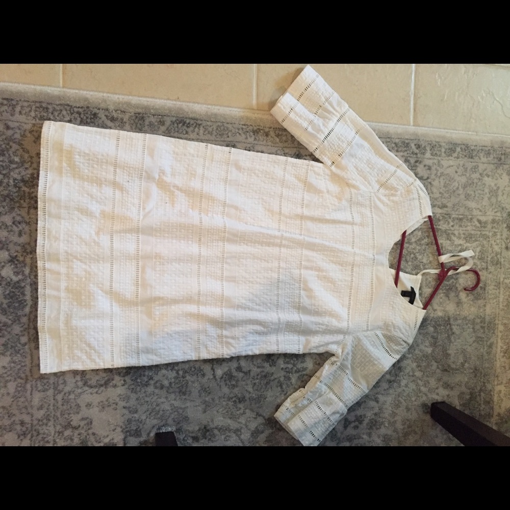 Jcrew eyelet shift dress
